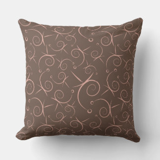 Coussin à motif abstrait