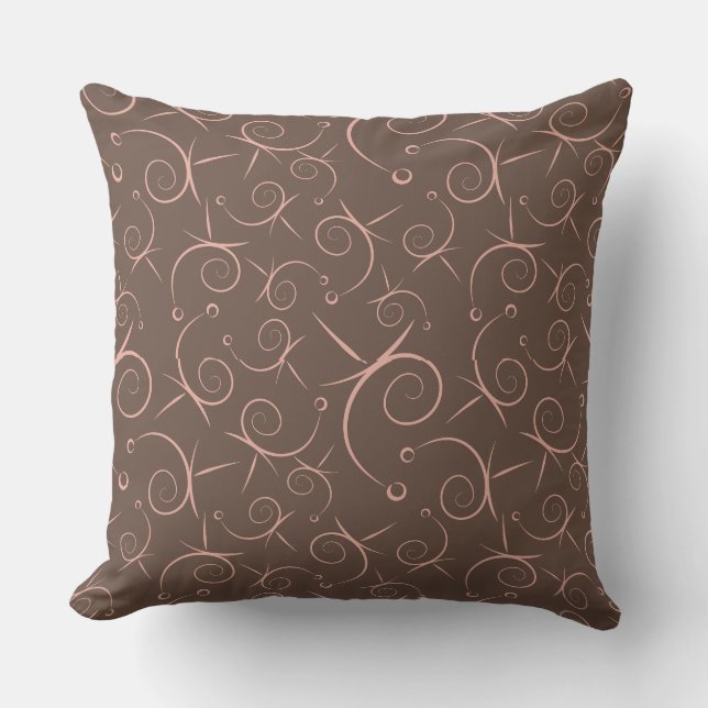 Coussin à motif abstrait (Recto)