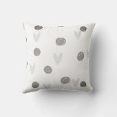 Coussin à motif bohème simple mignon – Chambre d'e (Verso)
