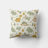 Coussin à motif dinosaure Boho mignon (Verso)