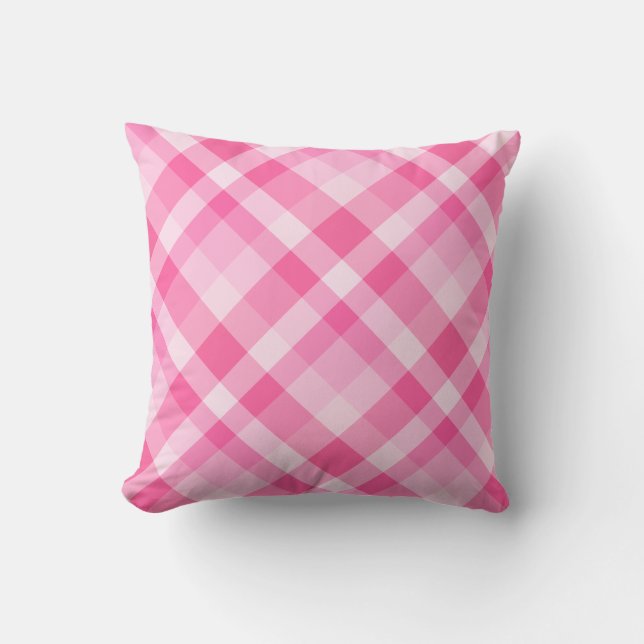 Coussin à oreiller doux Motif rose rose (Recto)
