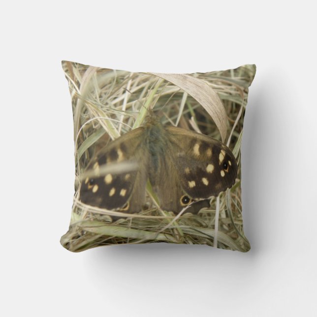 Coussin à papillon en bois (Recto)