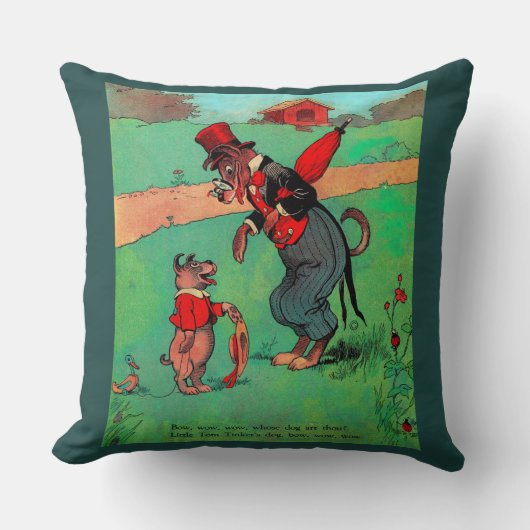 Coussin à qui appartient ce chien ? (Recto)