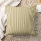 Coussin à rayures à points jaunes de moutarde (Couverture)