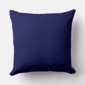 Coussin à rayures bleu marine (Verso)