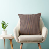 Coussin à rayures Brown naturelles (Chaise)