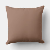 Coussin à rayures Brown naturelles (Verso)