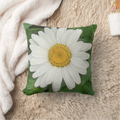 Coussin à rayures de marguerite blanche (Couverture)