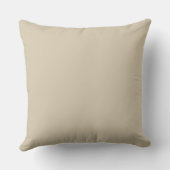 Coussin à rayures jaunes de moutarde (Verso)
