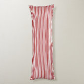coussin à rayures rouges (Dos (Vertical))