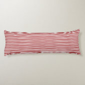 coussin à rayures rouges (Dos)
