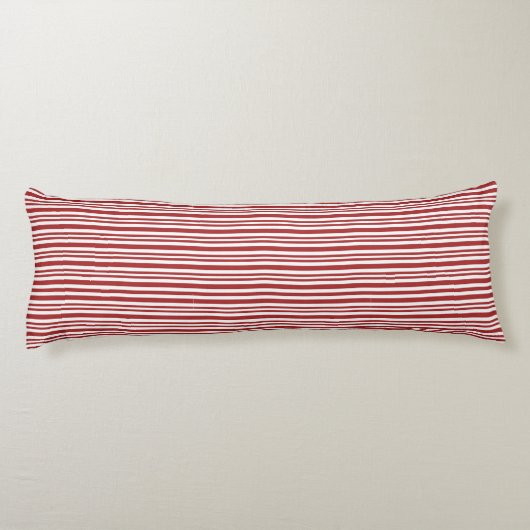 coussin à rayures rouges (Dos)