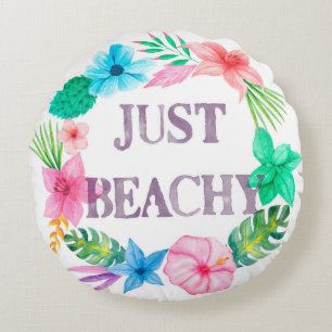 Coussin à thème tropical pour Beach House Florida