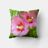 Coussin à Thon Hibiscus Rose (Verso)