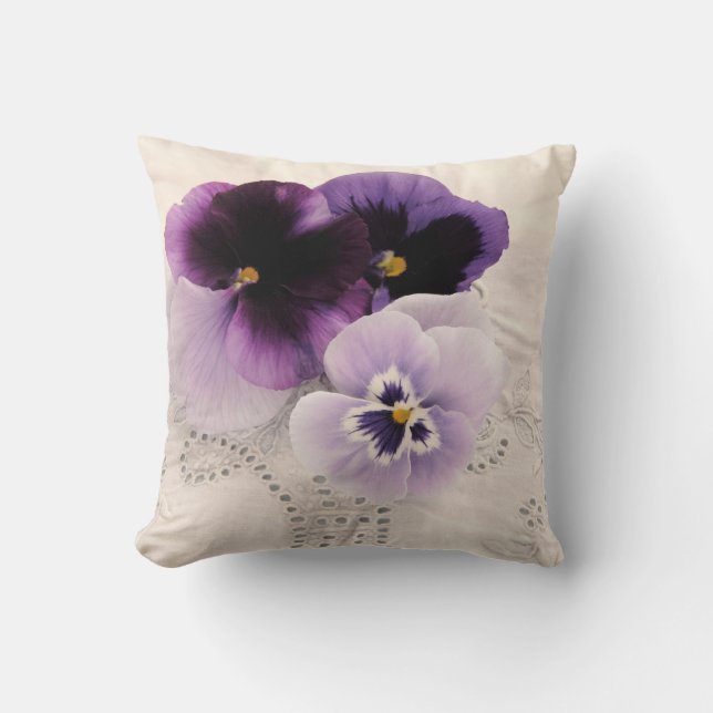 coussin à trois volets violets (Recto)