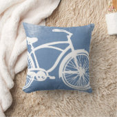 Coussin à vélo bleu et blanc (Couverture)