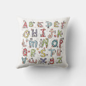 Coussin A - Z Lapins, Papillons, Fées & Fleurs (Verso)