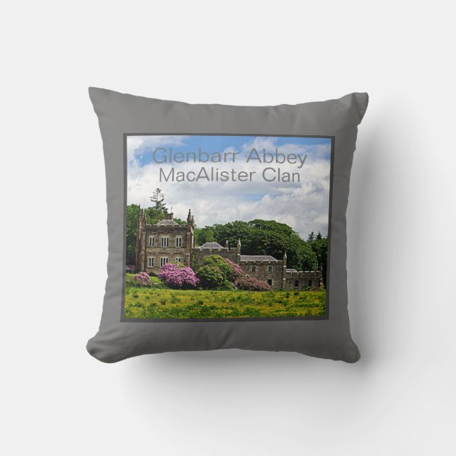 Coussin Abbaye de Glenbarr - Clan MacAlister (Recto)