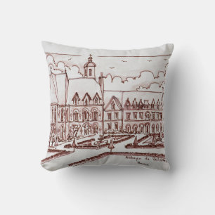 Coussin Abbaye de Valloires Argoules, France