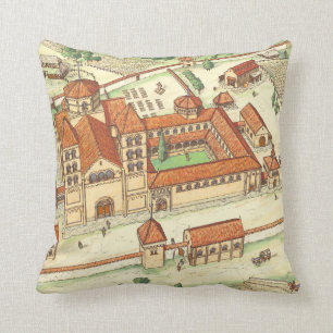 Coussin Abbaye romane. Modèle