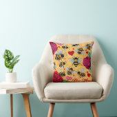 Coussin Abee Mine Golden Honey Love (Chaise)