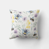 Coussin Abeille aquarelle Motif (Verso)