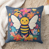 Coussin Abeille de dessin animé adorable (Couverture)