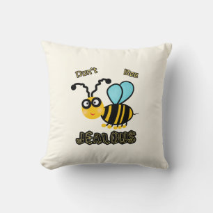 Coussin Abeille drôle