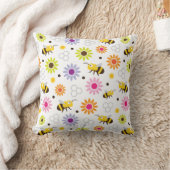 Coussin Abeille & Fleurs (Couverture)