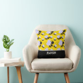 Coussin Abeille jaune et noire mignonne (Chaise)