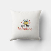 Coussin Abeille mignonne Ma Valentine (Verso)