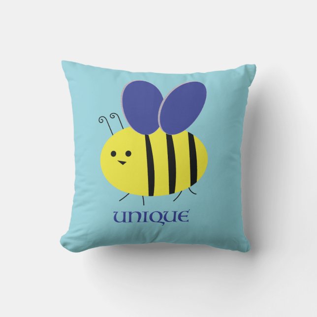 Coussin Abeille unique (Recto)