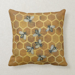 Coussin Abeilles de miel