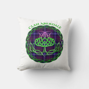 Coussin Aberdale Scottish Tartan Celtic Thistle