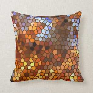 Coussin Abrégé sur mosaïque d'automne