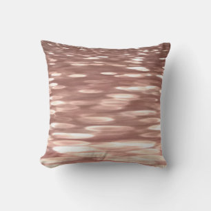 Coussin Abstract #3: Copper Rose Gold