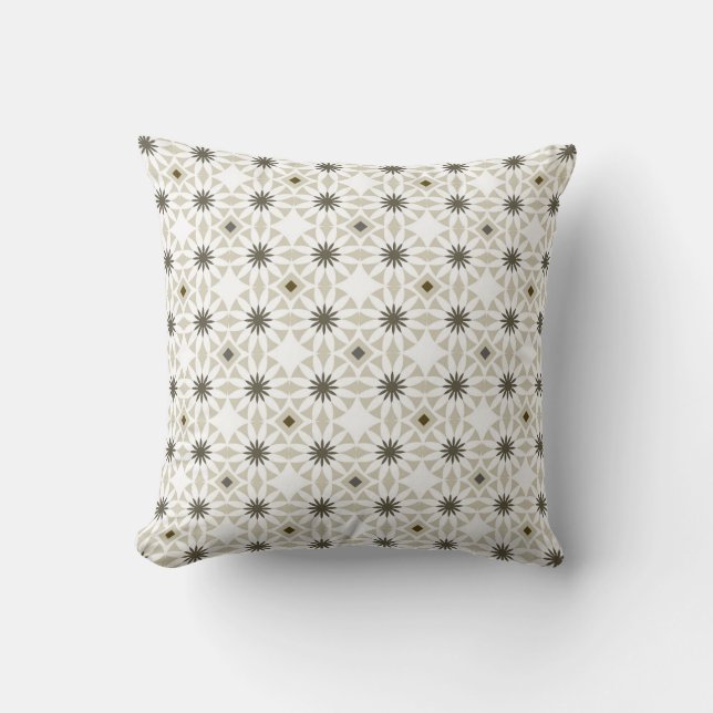 Coussin Abstract ethnic geometric patterns design backgrou (Recto)