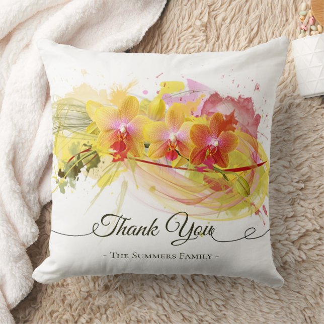 Coussin Abstract Orchids (Couverture)