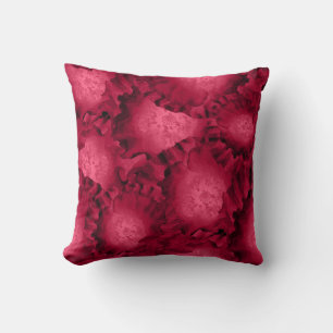 Coussin Abstract red roses poppy flowers floral romantic