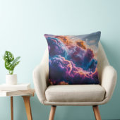 Coussin Abstract Space Nebula Art - Colorful Cosmic (Chaise)