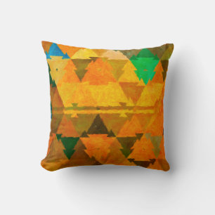 Coussin Abstract watercolor texture background. Oil painti