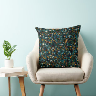 Coussin Abstraction de ciel de minuit