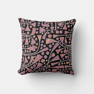 Coussin Abstrait 120112 v2 - Sur noir
