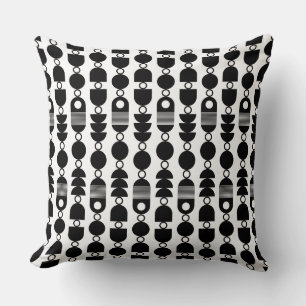 Coussin Abstrait 140823 - Noir
