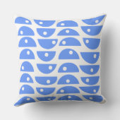 Coussin Abstrait 220816 - Bleu Bébé sur Fond Blanc (Verso)