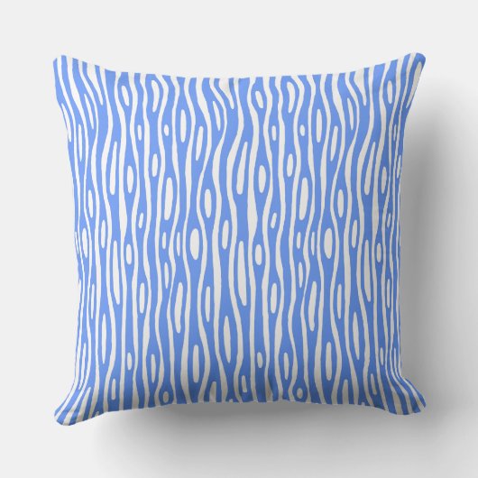 Coussin Abstrait 280314 - Bleu bébé sur blanc (Verso)