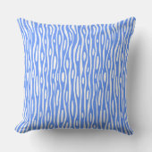 Coussin Abstrait 280314 - Bleu bébé sur blanc (Recto)