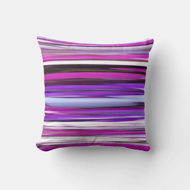 Coussin Abstrait #2 : Flou pourpre (Recto)