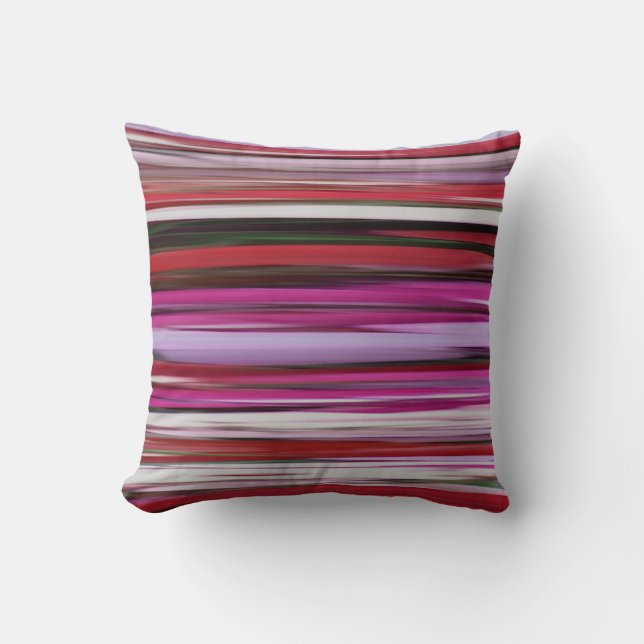 Coussin Abstrait #2 : Flou rouge (Recto)