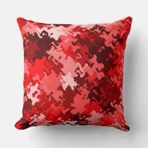 Coussin abstrait 5en1 Rouge/Noir/Blanc 2, voir not